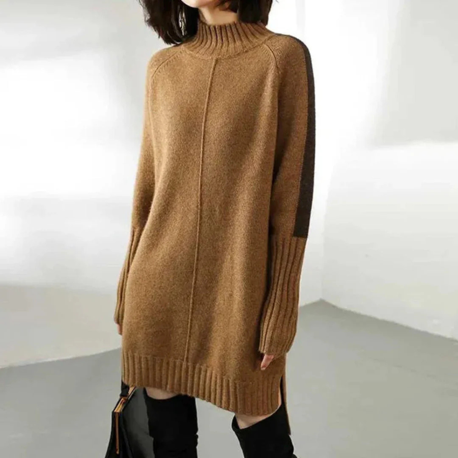 Keziah | Oversized Knit Sweater Dress | Cozy Chic with Relaxed Elegance