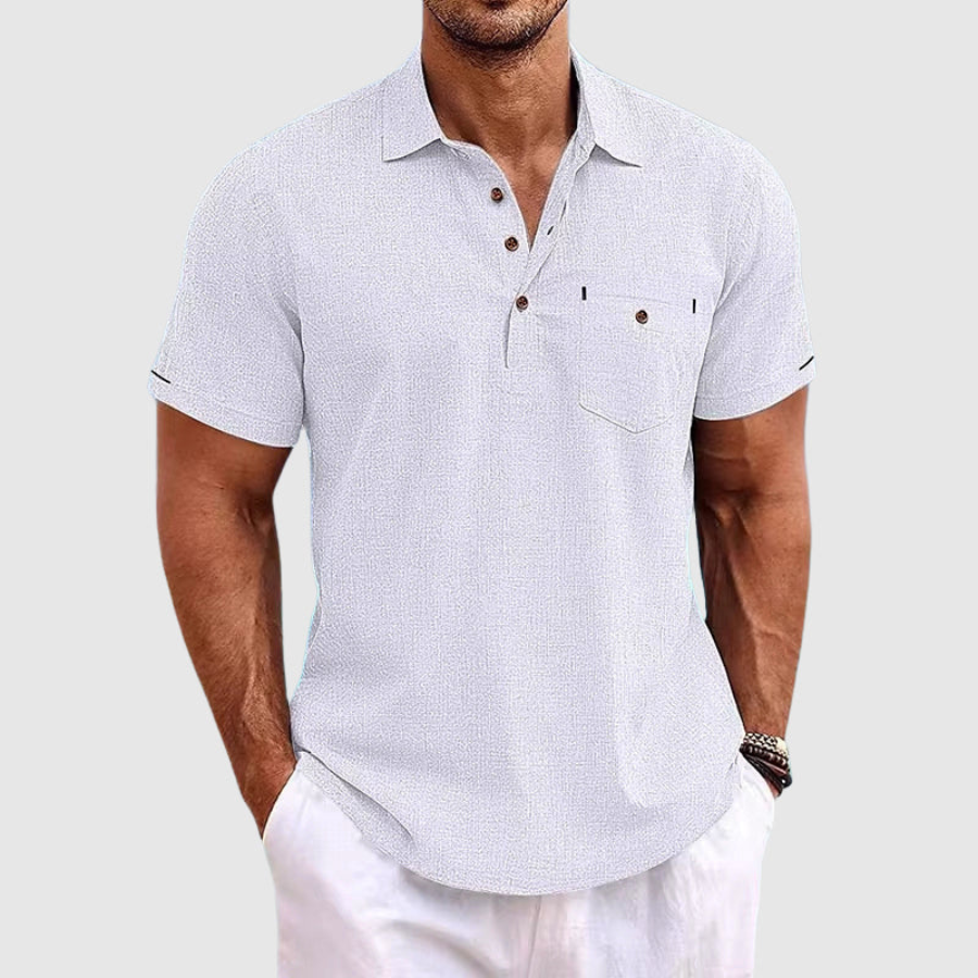 Patrick | Linen Polo Shirt | Relaxed and Refined