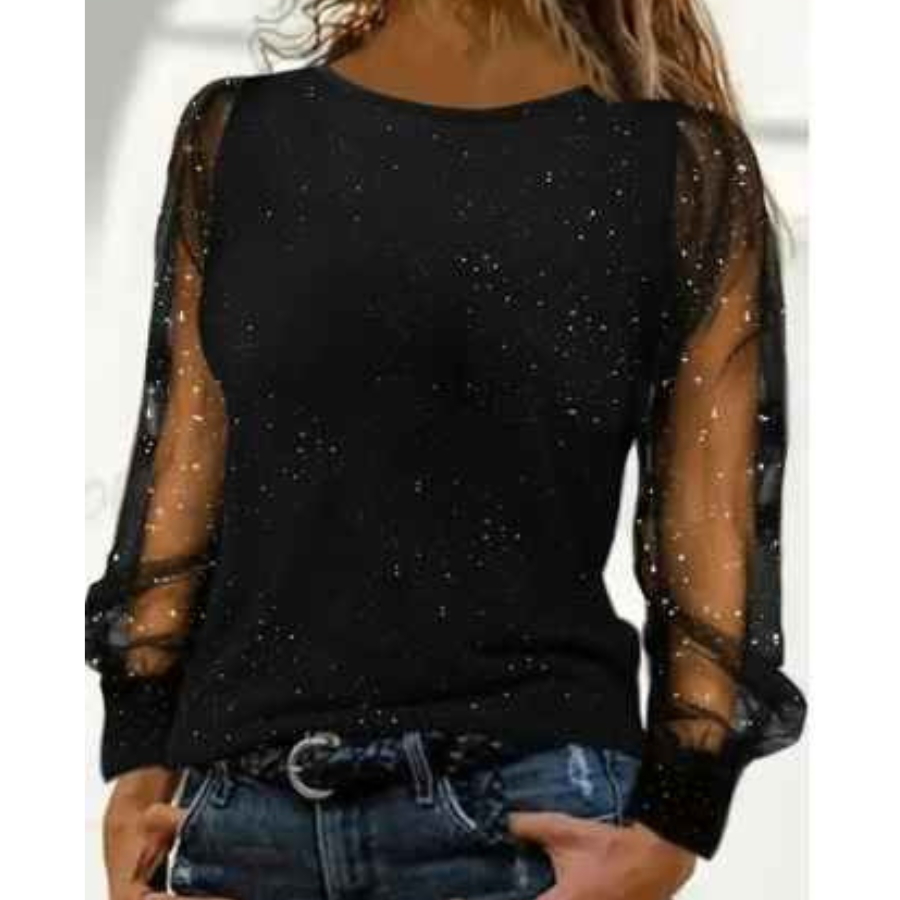 Stella | Elegant Edged Blouse | Refined and Feminine Style