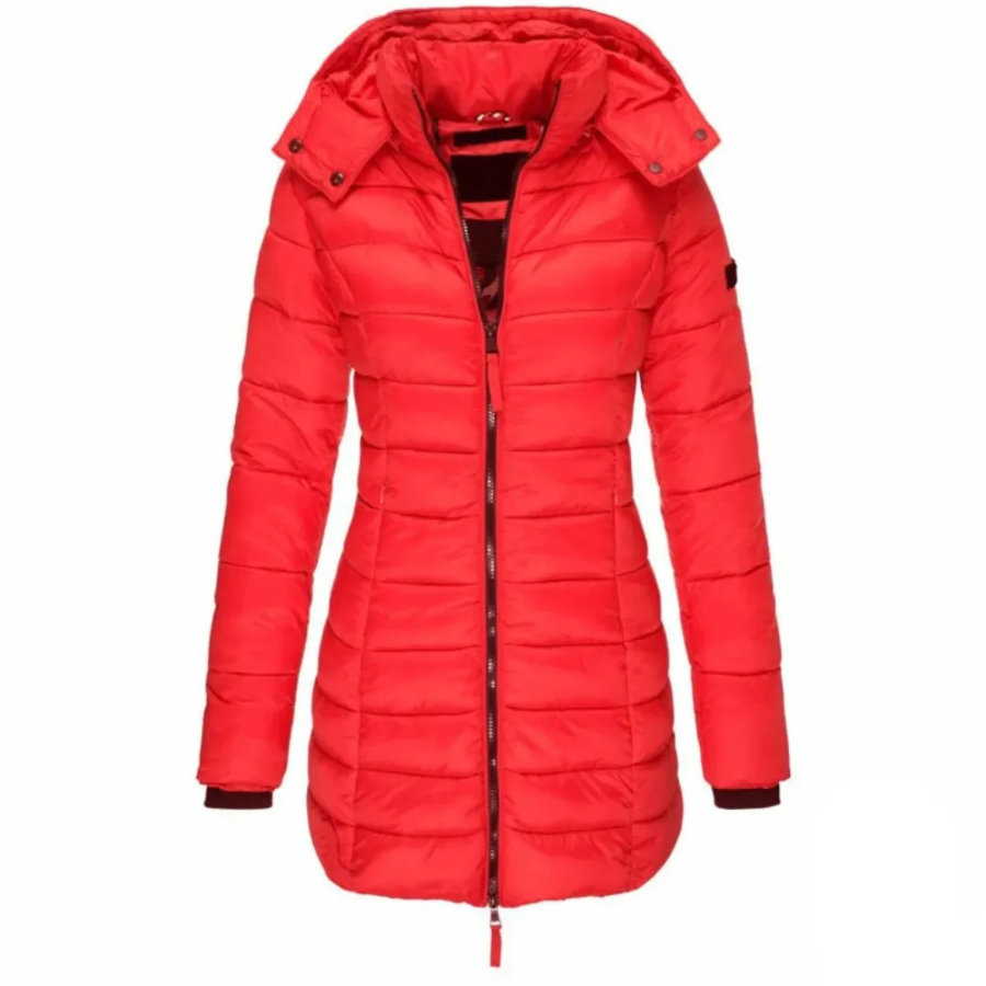 Maren | Women’s Longline Hooded Down Jacket | Reliable Warmth with Everyday Style
