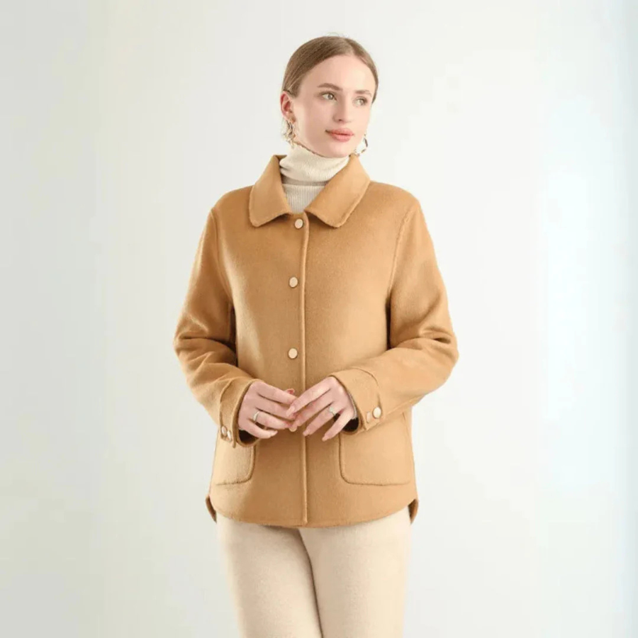 Tansy | Double-Sided Wool Coat | Reversible Warmth with Refined Style