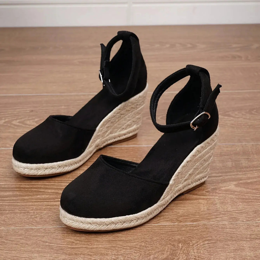 Anneliese | Espadrille Closed-Toe Wedge | Effortless Summer Style with Elevated Comfort