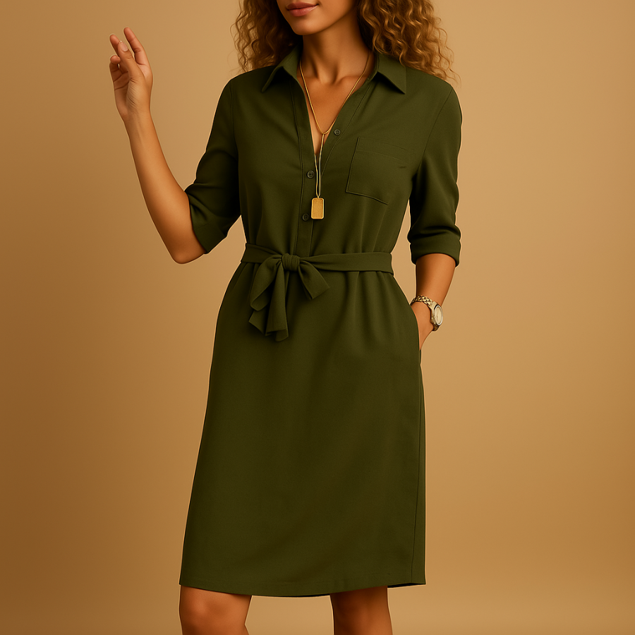 Valeria | Casual Midi Dress | Flattering and Versatile