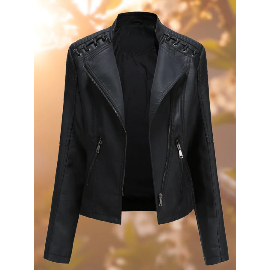 Milica | Timeless Leather Jacket for Women | Stylish and Refined