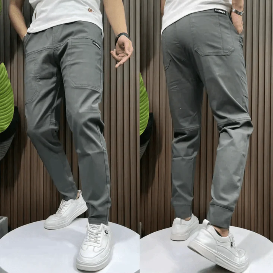 Thibault | Stretch Cargo Trousers | Modern and Versatile