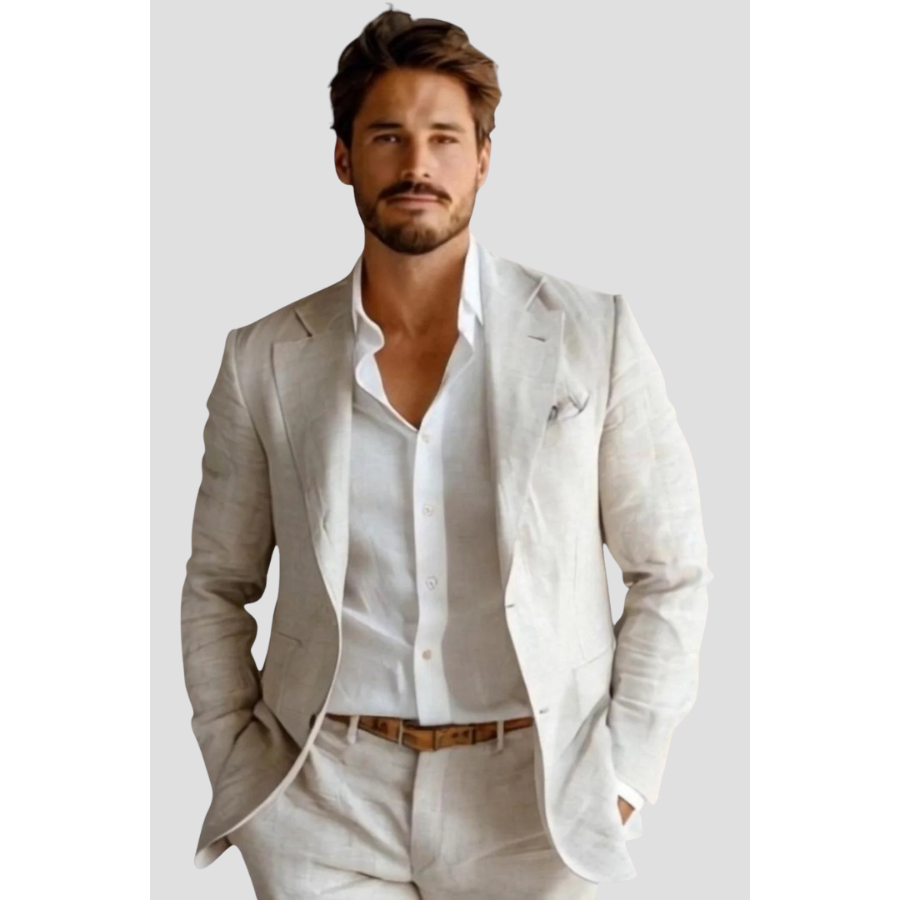 Mihai | Men’s Linen Summer Blazer | Light and Refined
