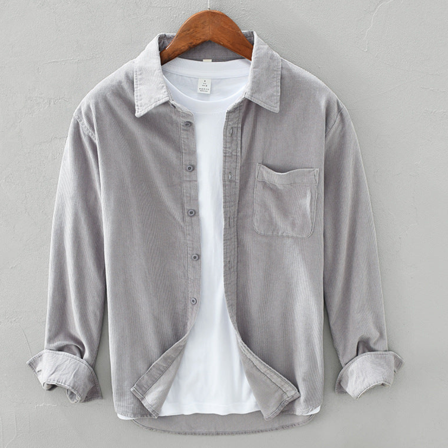 Magnus | Retro Corduroy Shirt for Men | Elegant and Versatile