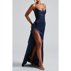 Camila | Navy Blue Evening Maxi Dress | Elegant and Flowy