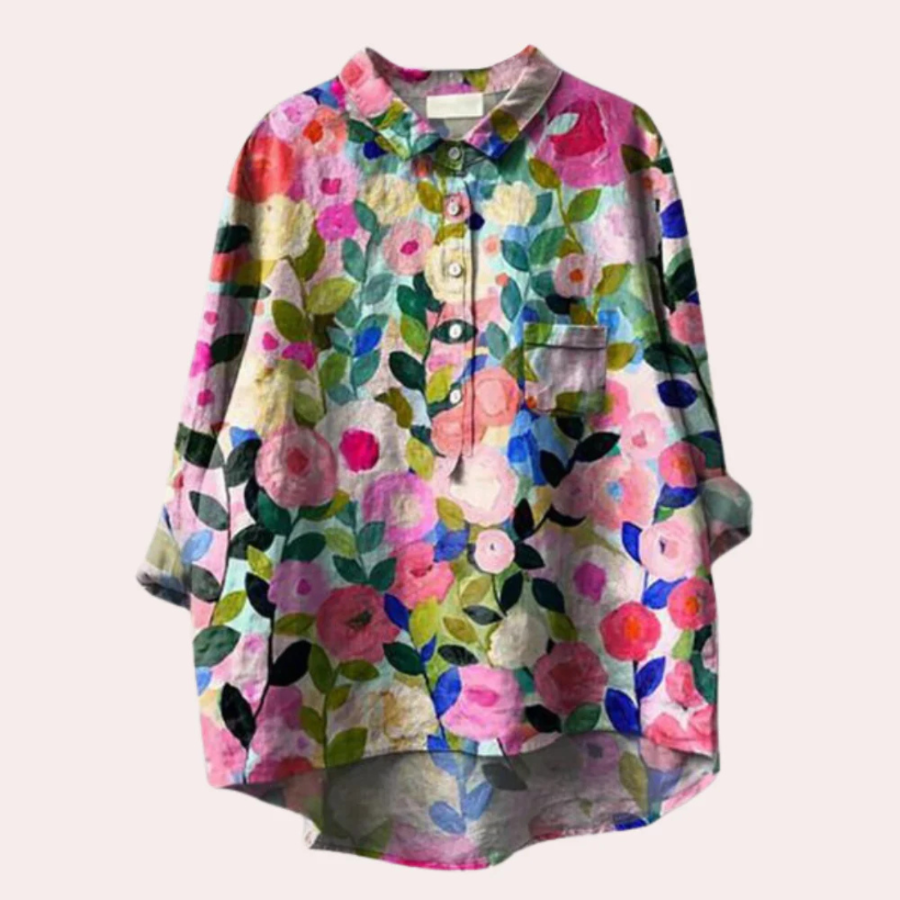 Melody | Floral Women’s Blouse | Soft and Elegant