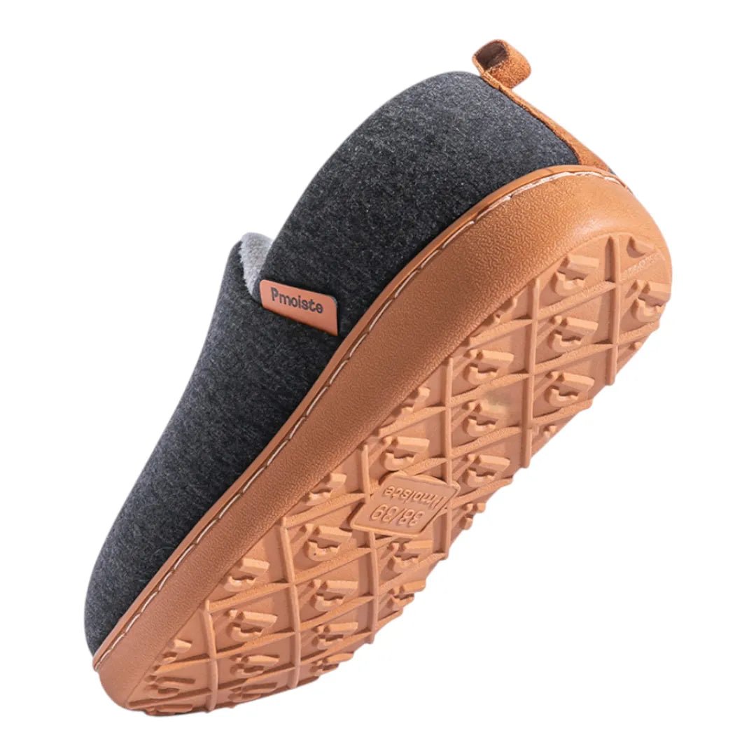 Sienna | Women's Cushioned Fleece-Lined Slippers, Hard Sole Winter House Shoes