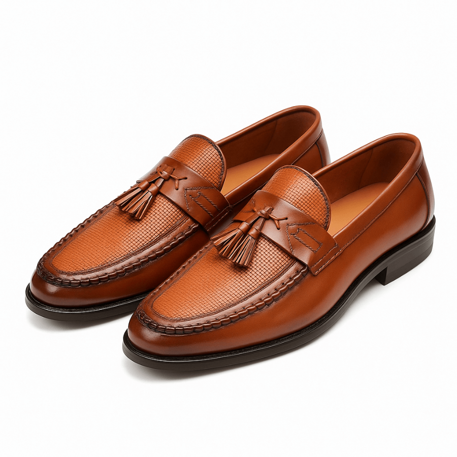 Tobias | Woven Tassel Loafers | Classic and Refined