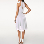 Elowen | Women’s Mini Halter Evening Dress | Sleek