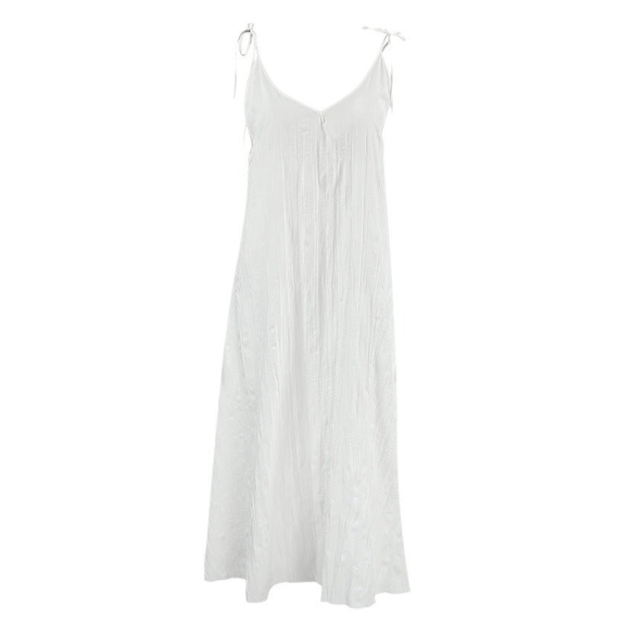 Sloane | Women’s White Long Summer Dress | Light