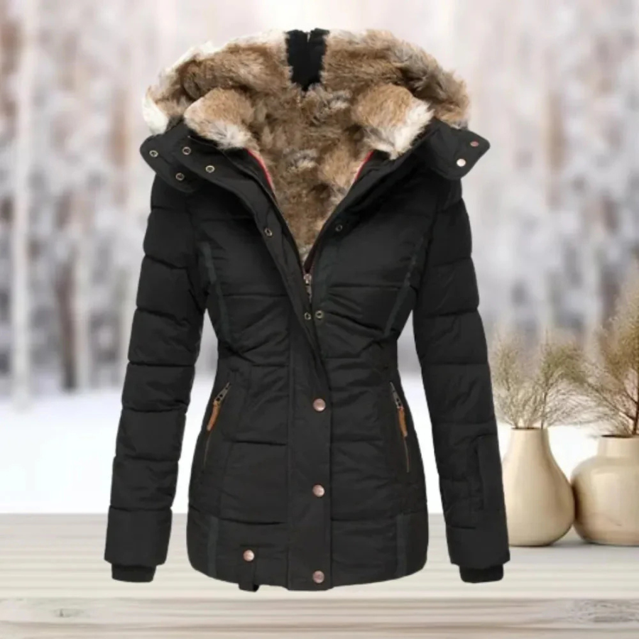 Agnes | Fur-Lined Down Puffer Jacket | Warmth and Style for Cold Days