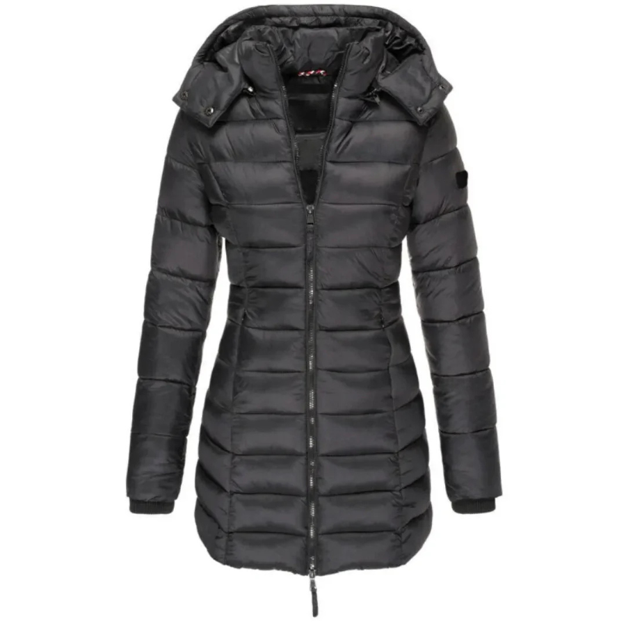 Maren | Women’s Longline Hooded Down Jacket | Reliable Warmth with Everyday Style