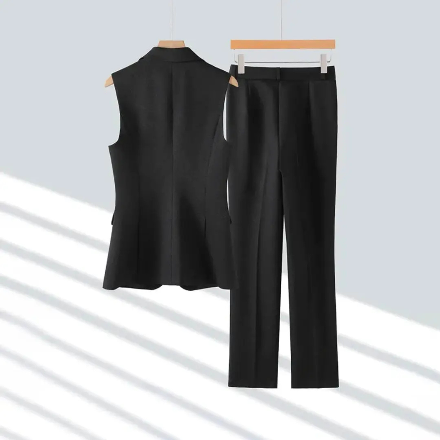 Ayla | 2‑Piece Pantsuit Set | Polished Match with Modern Ease