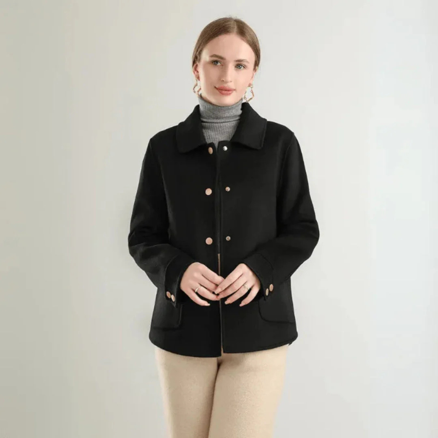 Tansy | Double-Sided Wool Coat | Reversible Warmth with Refined Style