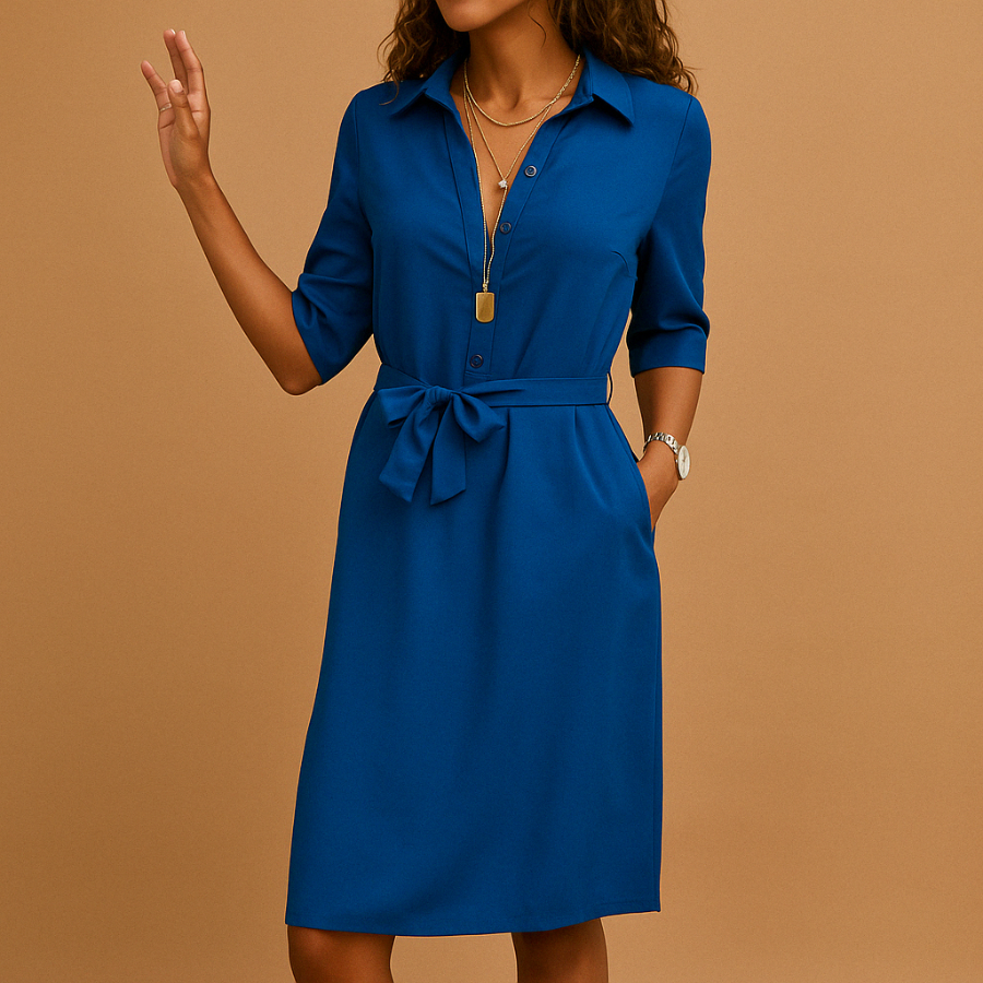 Valeria | Casual Midi Dress | Flattering and Versatile