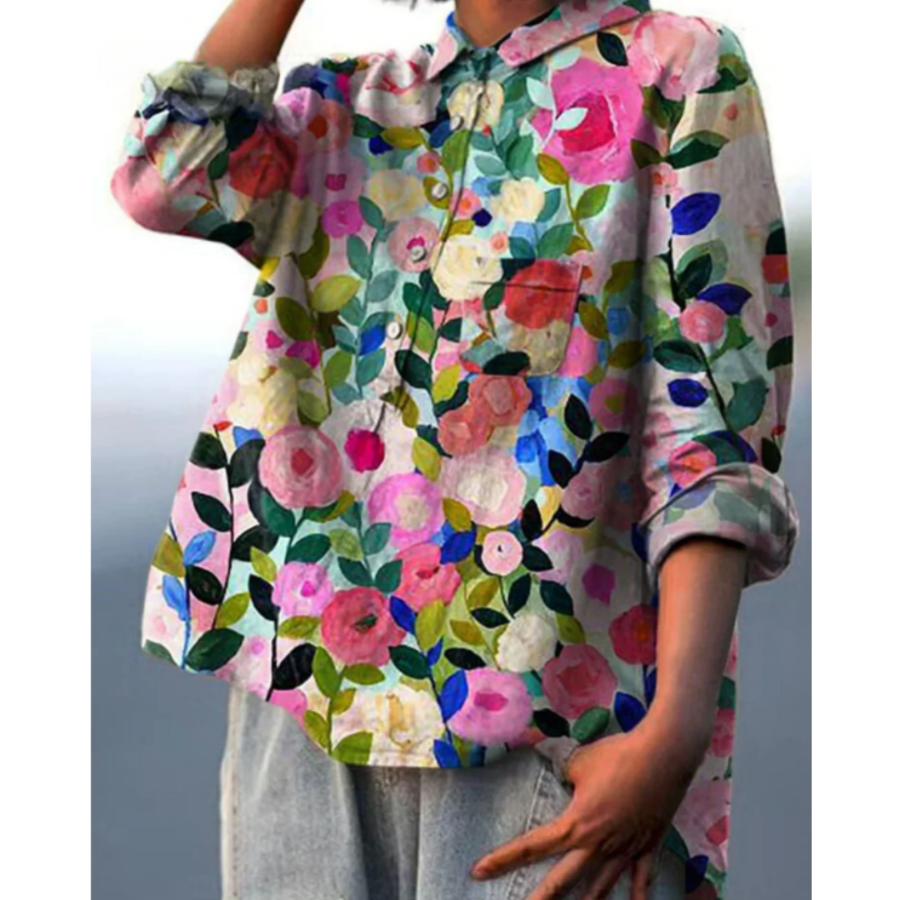 Melody | Floral Women’s Blouse | Soft and Elegant