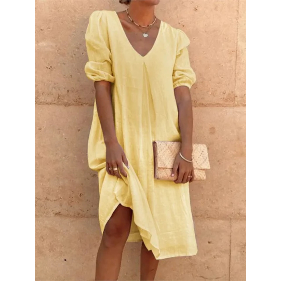 Ione | Casual Women’s Midi Dress | Effortless and Everyday Chic