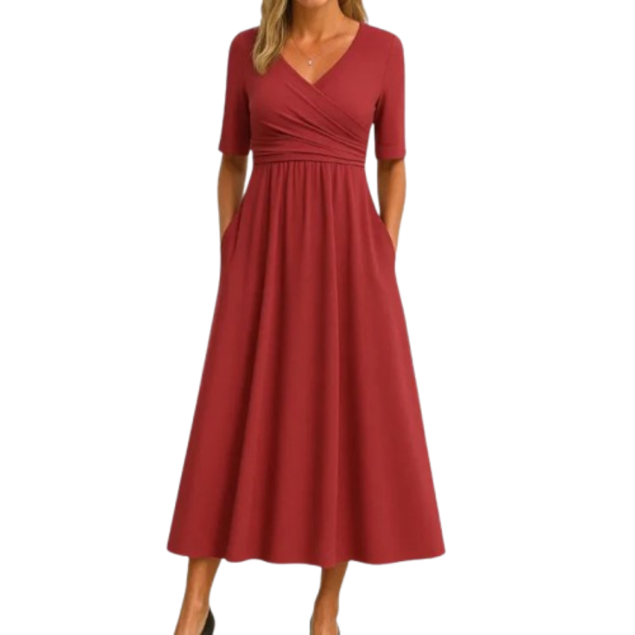 Ione | Wedding Guest Midi Dress for Women | Elegant