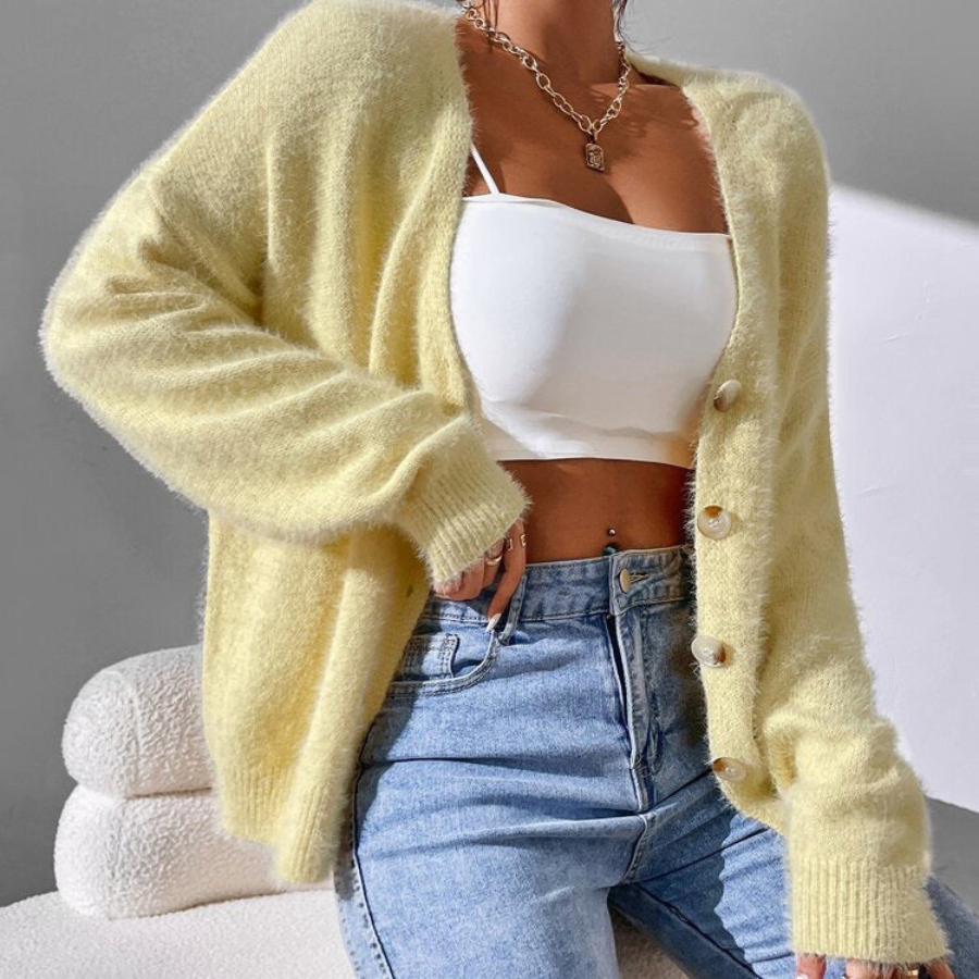 Alina | Luxe Mink Cardigan | Soft and Timeless