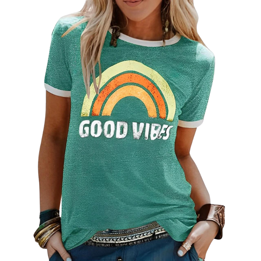 Zoey | Good Vibes Shirt | Relaxed and Uplifting Style