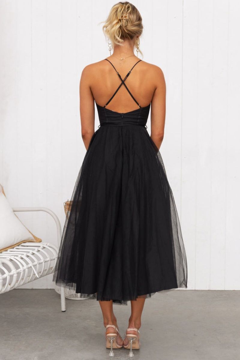 Ava | Women’s Tulle Midi Dress | Dreamy Elegance with a Romantic Flow