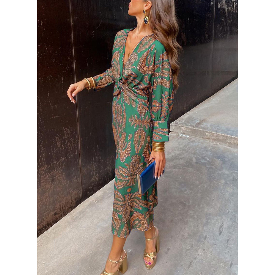 Alba | Boho Maxi Summer Dress | Long-sleeved and Flowing