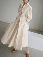 Sophia | Women’s Long Sleeve Maxi Shirt Dress | Effortless Elegance with Modern Shirt Styling