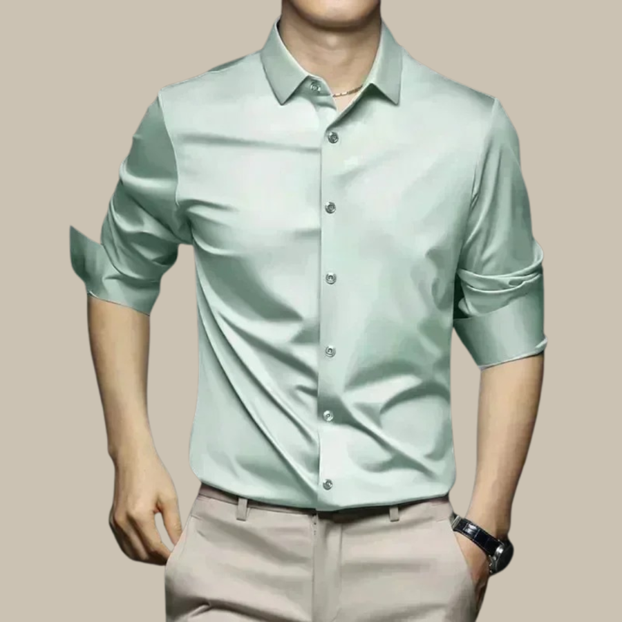 Matteo | Casual Silk Shirt for Men | Refined and Effortless