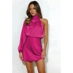 Olivia | One-Shoulder Mini Dress | Modern and Sophisticated