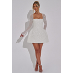 Susanna | Shimmer Mini Dress | Glamorous and Trendy