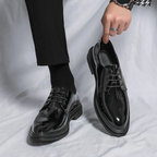 Marco | Patent Leather Derby Shoes | Polished and Sophisticated