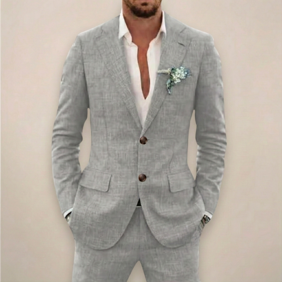 Sander | Linen Two-Piece Suit | Light and Refined