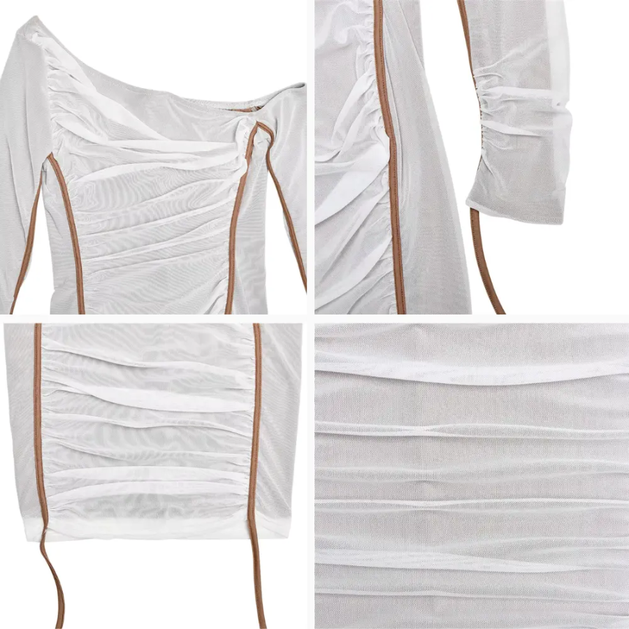 Vanessa | Asymmetric Midi Dress | Modern and Refined