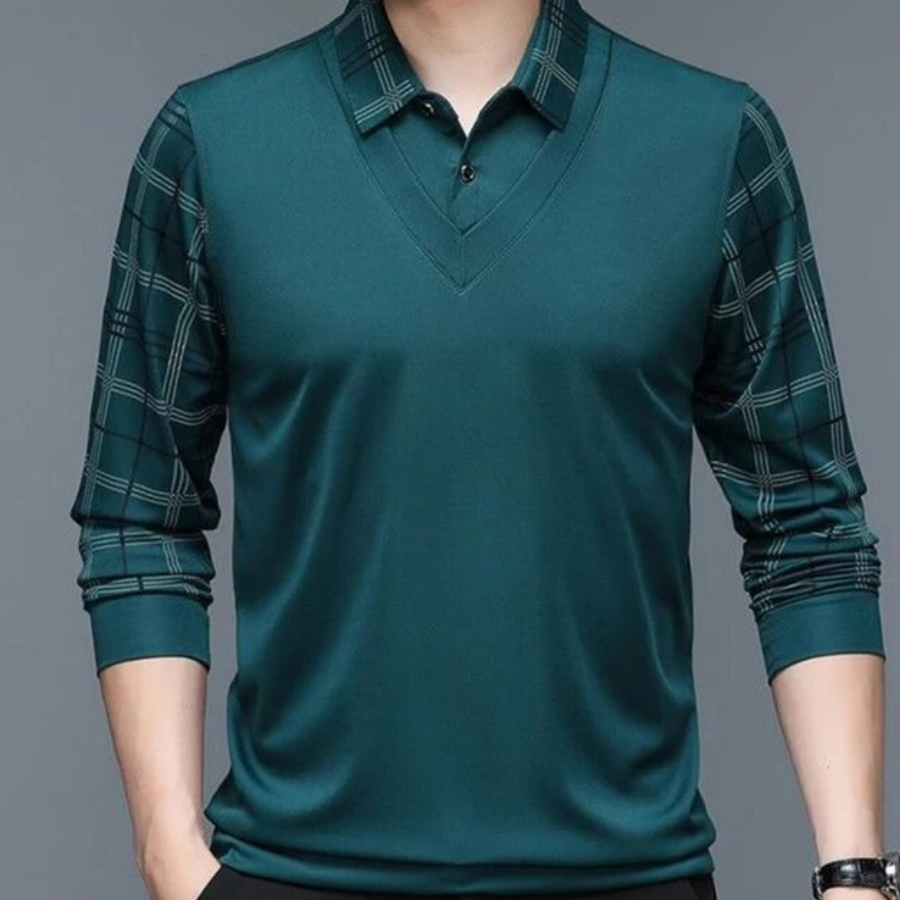 Tobias | Long Sleeve Polo | Refined and Comfortable