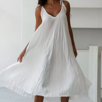 Sloane | Women’s White Long Summer Dress | Light