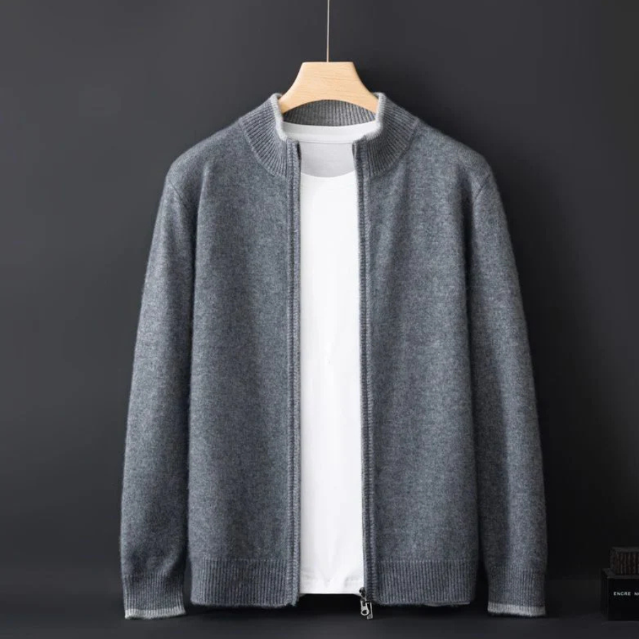 Franklin | Cashmere Zip Jacket | Refined and Comfortable