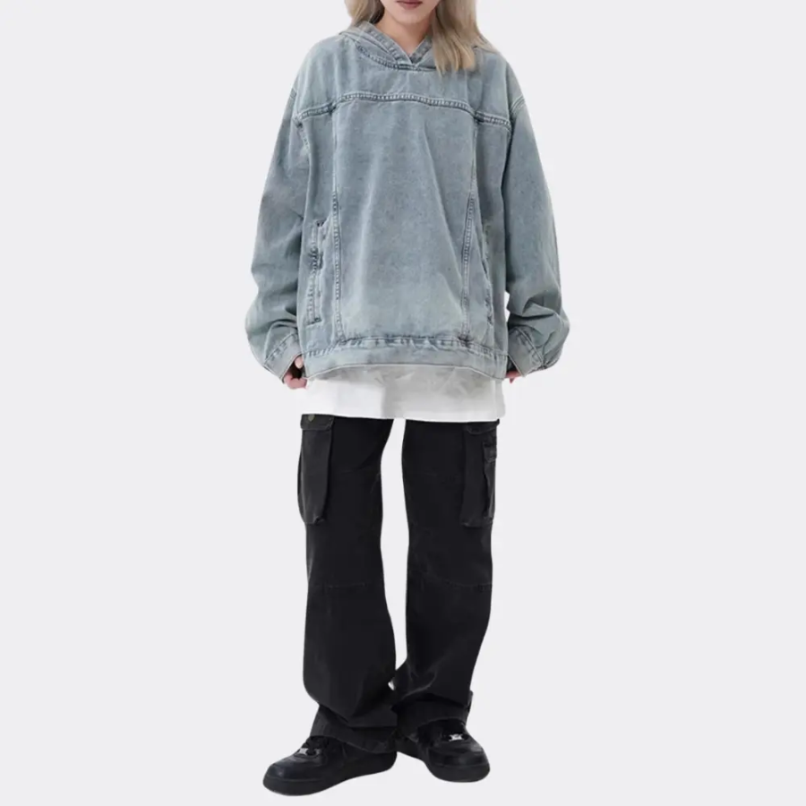 Arabella | Denim Hoodie | Casual Cool Meets Everyday Comfort