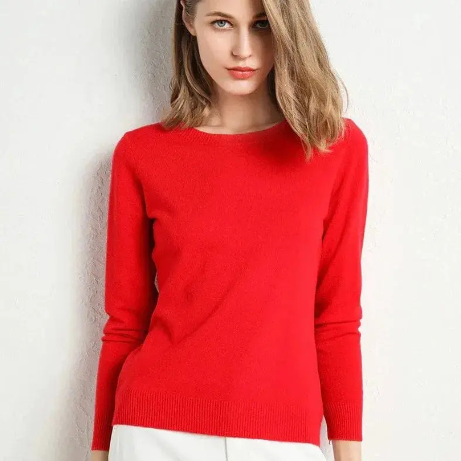 Lucy | Women’s Classic Cashmere Sweater | Timeless Comfort and Luxury
