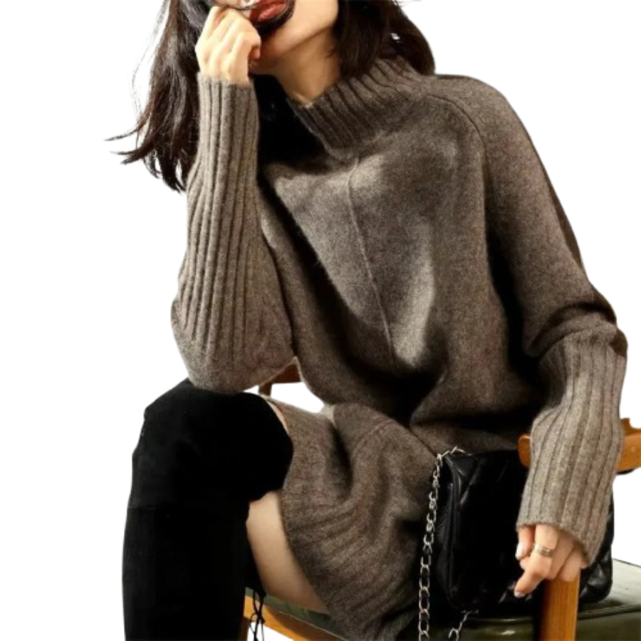 Keziah | Oversized Knit Sweater Dress | Cozy Chic with Relaxed Elegance