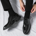 Marco | Patent Leather Derby Shoes | Polished and Sophisticated
