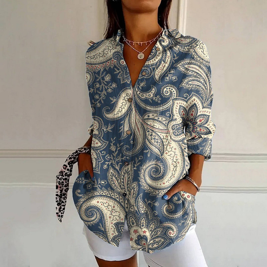 Greta | Floral Shirt | Light and Feminine