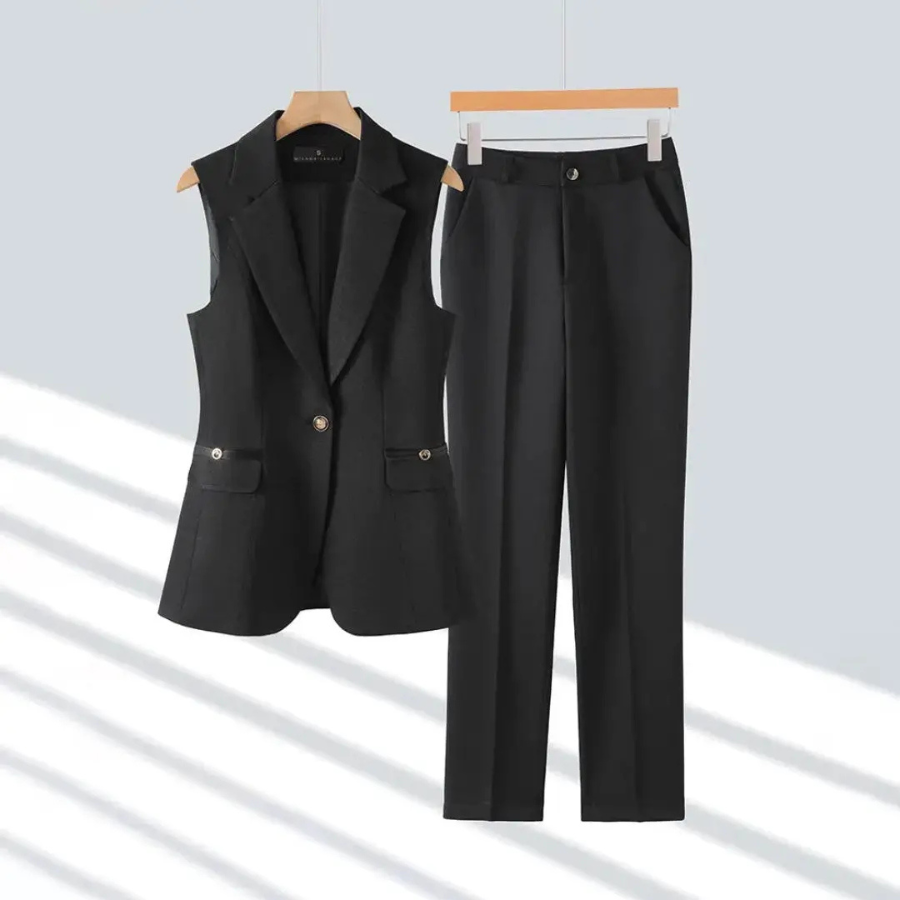 Ayla | 2‑Piece Pantsuit Set | Polished Match with Modern Ease
