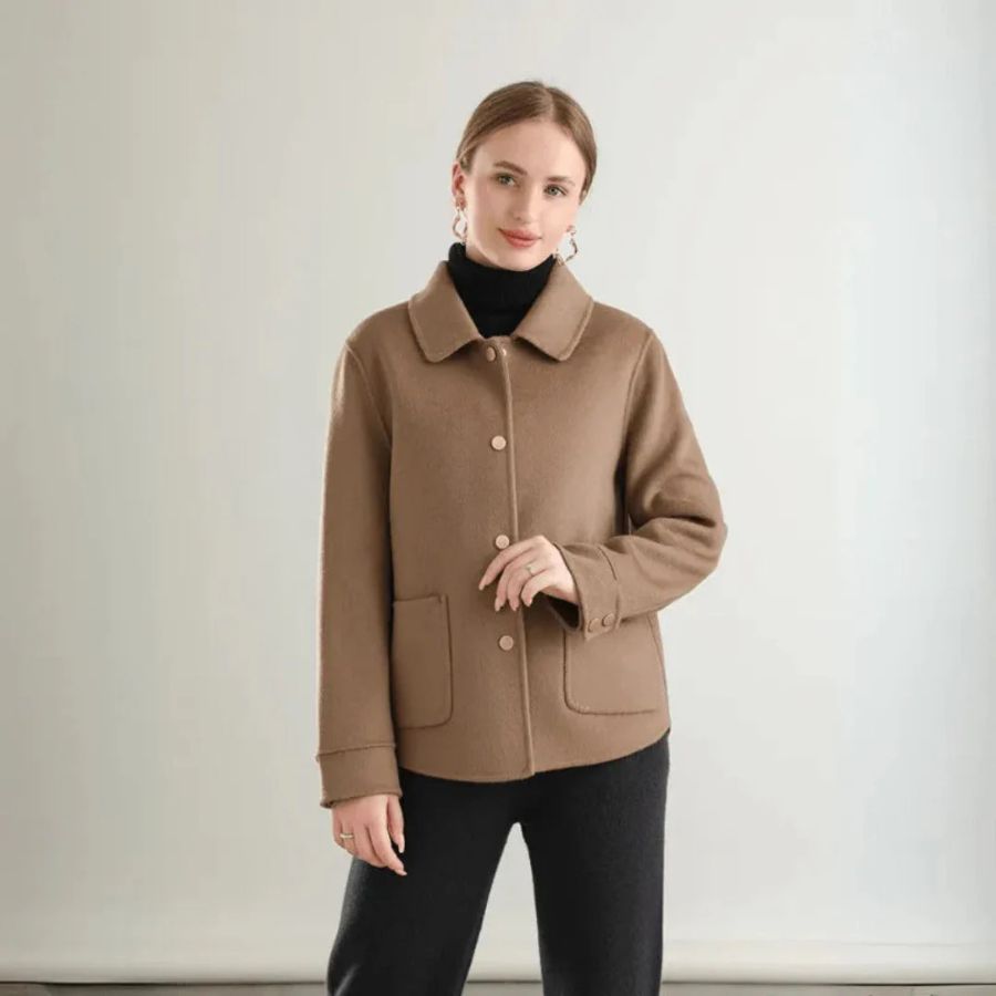 Tansy | Double-Sided Wool Coat | Reversible Warmth with Refined Style