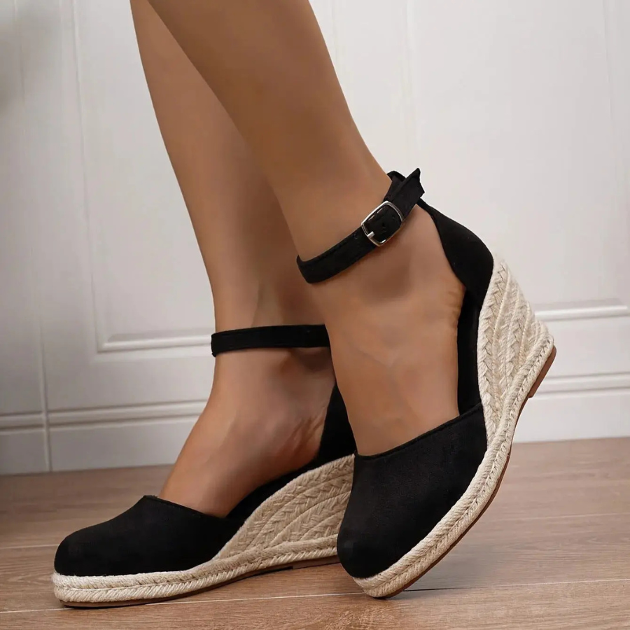 Anneliese | Espadrille Closed-Toe Wedge | Effortless Summer Style with Elevated Comfort