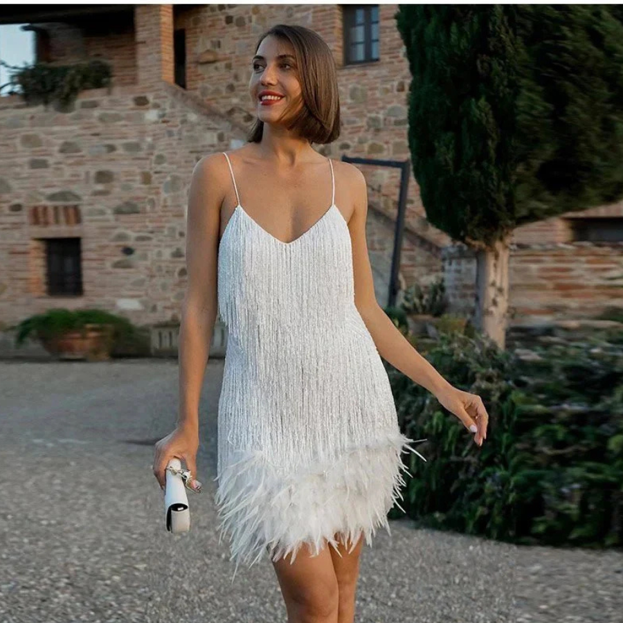 Isolde | Women’s Sequin Cocktail Dress | Elegant Evening Glamour
