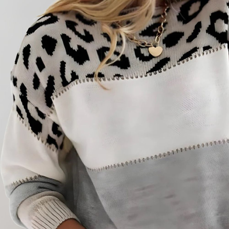 Alice | Leopard Print Sweater | Chic and Cozy