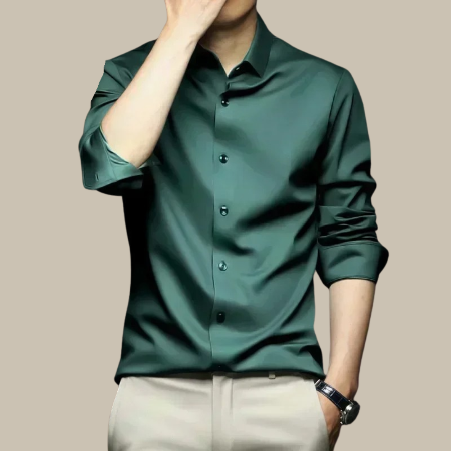 Matteo | Casual Silk Shirt for Men | Refined and Effortless